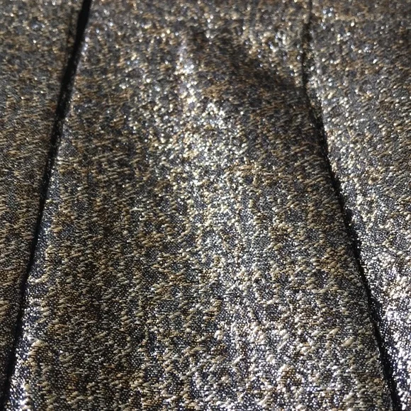 Sachin & Babi cocktail mini dress metallic gold silver black mesh sequin NWT - Picture 11 of 16